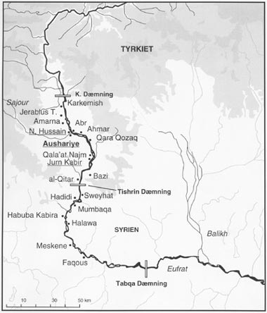 Map showing location of Aushariye
